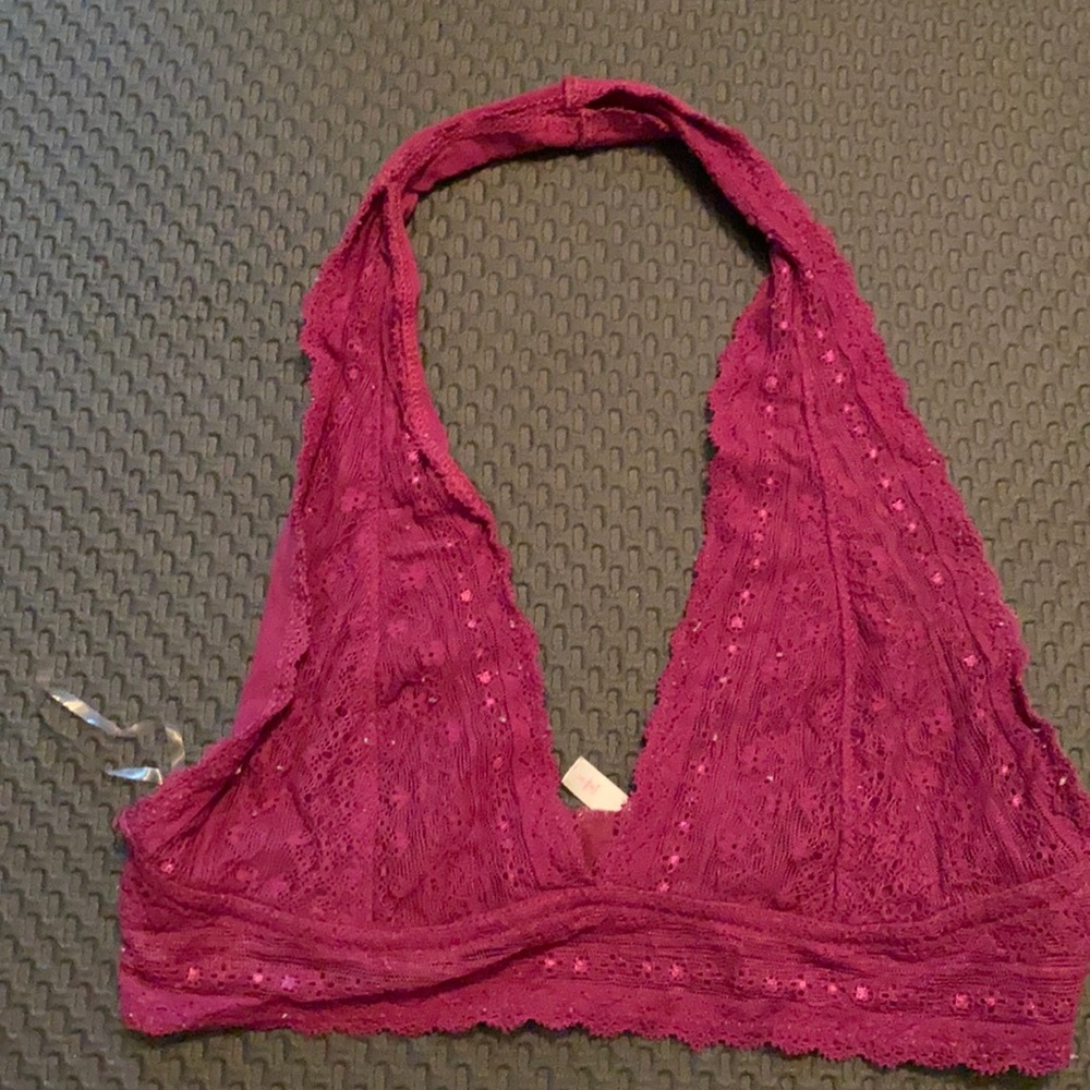Berry/maroon bralette